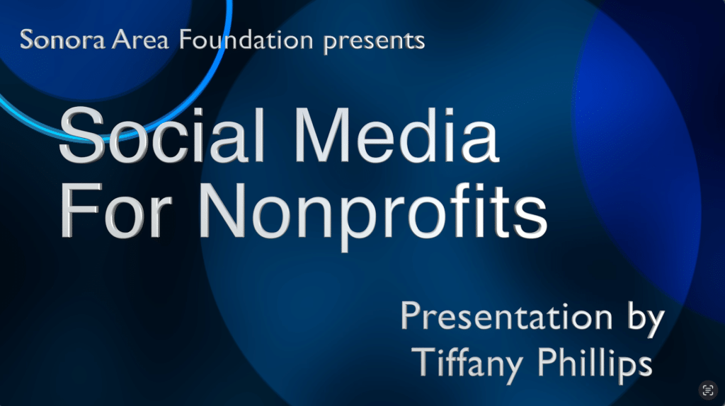 Social Media for Nonprofits