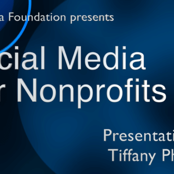 Social Media for Nonprofits
