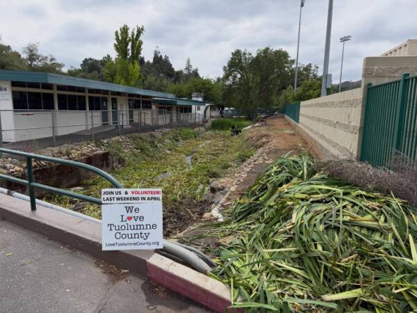 Work at Sonora High School by Love Tuolumne County volunteers
